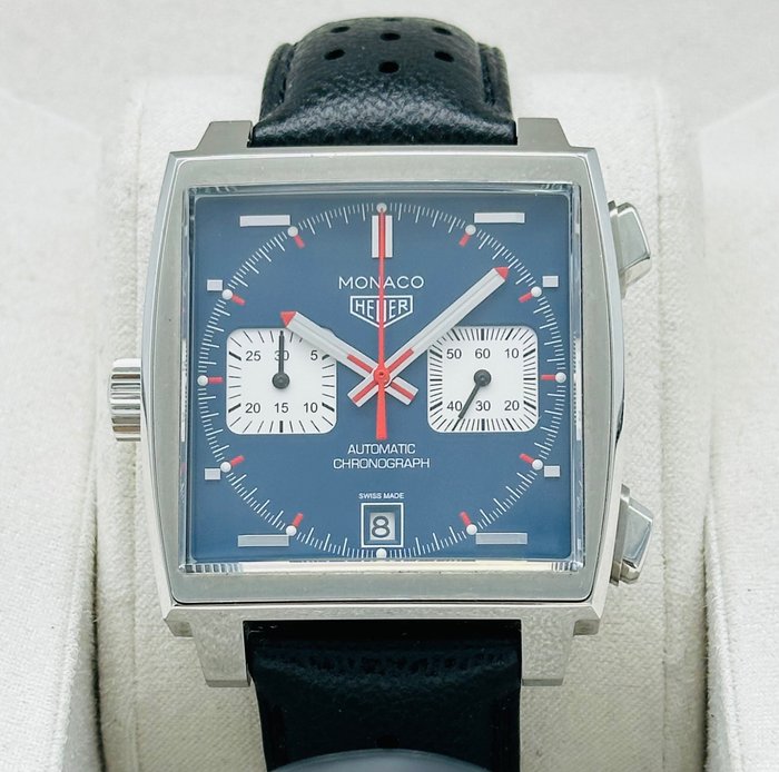 TAG Heuer - Monaco Chronograph "Steve McQueen" - CAW211P - Mænd - 2019