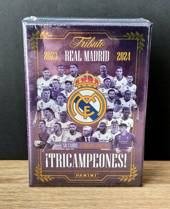 2023/24 Panini Tributo Real Madrid - Tricampeones Sealed box - Næsten så god som ny (NM)