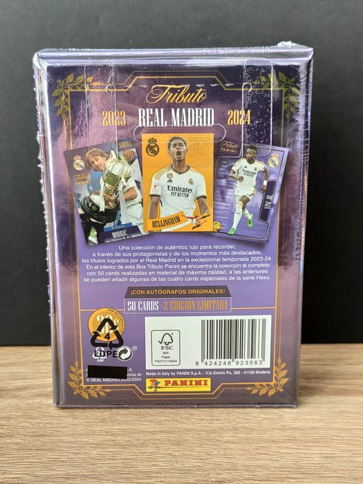 2023/24 Panini Tributo Real Madrid - Tricampeones Sealed box - Næsten så god som ny (NM)