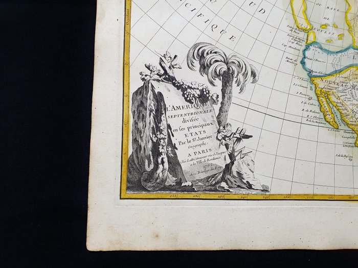 America - Nordamerika / USA / Canada / Mexico / USA / Nordamerika; G. Rizzi Zannoni / Janvier / Lattre - L'Amerique Septentrionale divisee en ses principaux Etats - 1761-1780