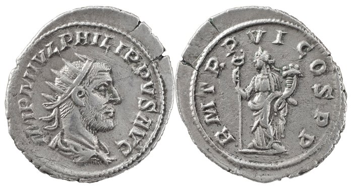 Romarriket. Philip I (AD 244-249). Antoninianus Rome - Felicitas  (Ingen mindstepris)