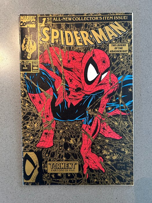 Spider-Man #1 #3 #4 #5 - Torment - 4 Variant cover - Begrænset udgave - 1990