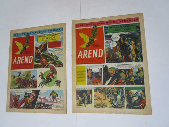 Arend Weekblad - Jaargangen 6 t/m 10 (minus 8) - 209 Album - Første udgave - 1960/1965