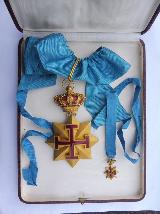 Italien - Medalje - Ordine Medaglia San Giorgio di Antiochia con mignon da Commendatore