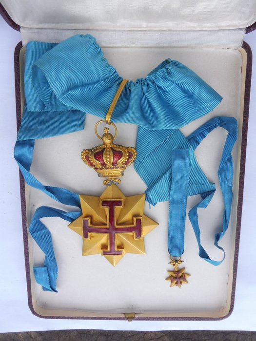 Italien - Medalje - Ordine Medaglia San Giorgio di Antiochia con mignon da Commendatore