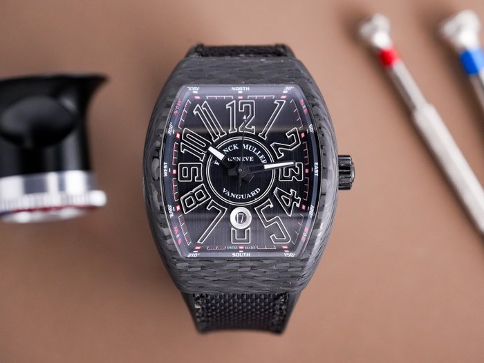 Franck Muller - Vanguard - V 45 SC DT Carbon NR - Mænd - 2011-nu