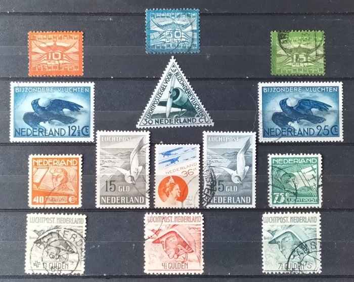 Holland 1921/1953 - Valg af luftpost