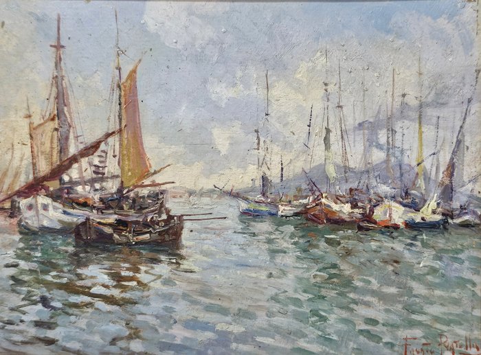 Fausto Pratella (1888 - 1946) - Il porto di Napoli