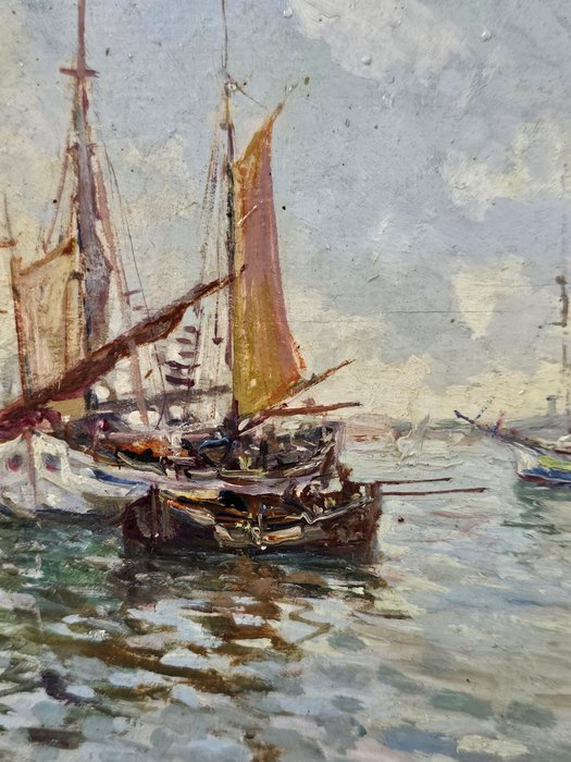 Fausto Pratella (1888 - 1946) - Il porto di Napoli