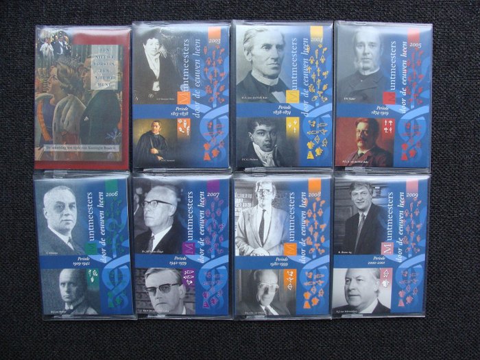 Holland. Year Set (BU) 2002/2009 "Holland Coin Fair" (8 sets)  (Ingen mindstepris)