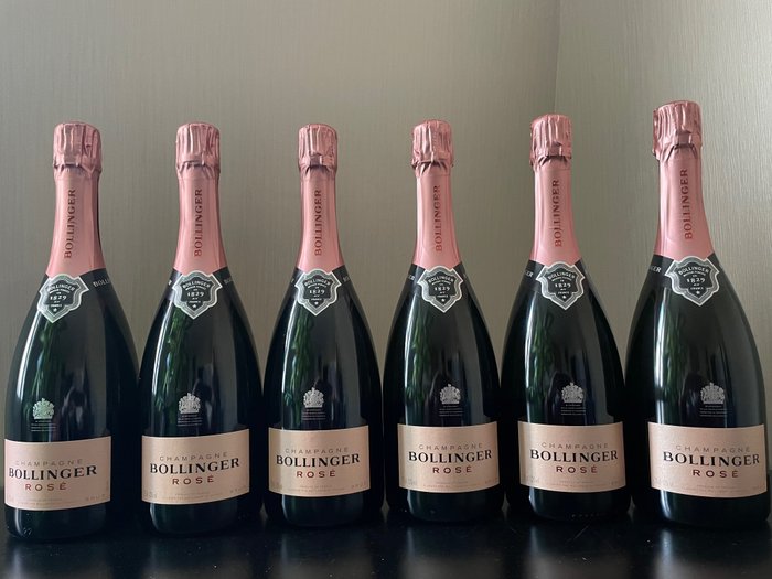 Bollinger - Champagne Rosé - 6 Flasker (0,75 L)