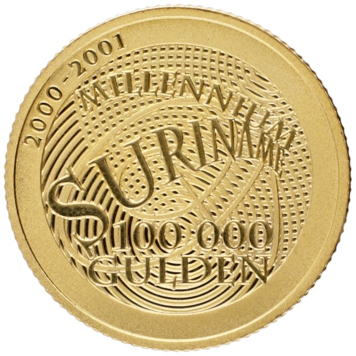 Surinam 100000 Gulden 2000 "Millennium"