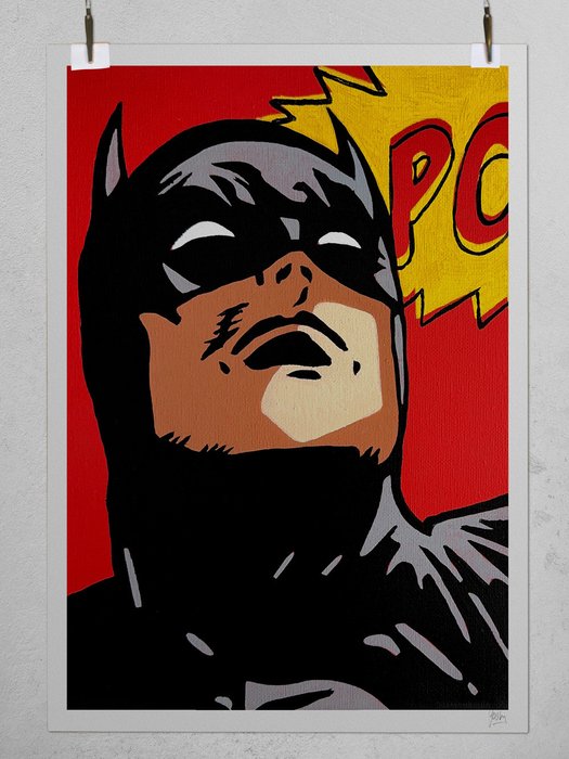 Josh Mahaby (1982) - Retro Batman POW! + Joker and Thief (LOT 2 PRINTS)