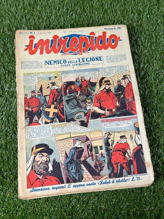 Intrepido nn 1/52 cpl - annata completa - 52 Album - Første udgave - 1950