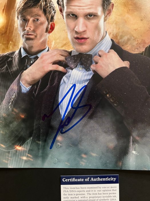 Doctor Who (TV Series) - Matt Smith - Signed in Person - with PSA/DNA Certificate - Autograph photo - No Reserve!