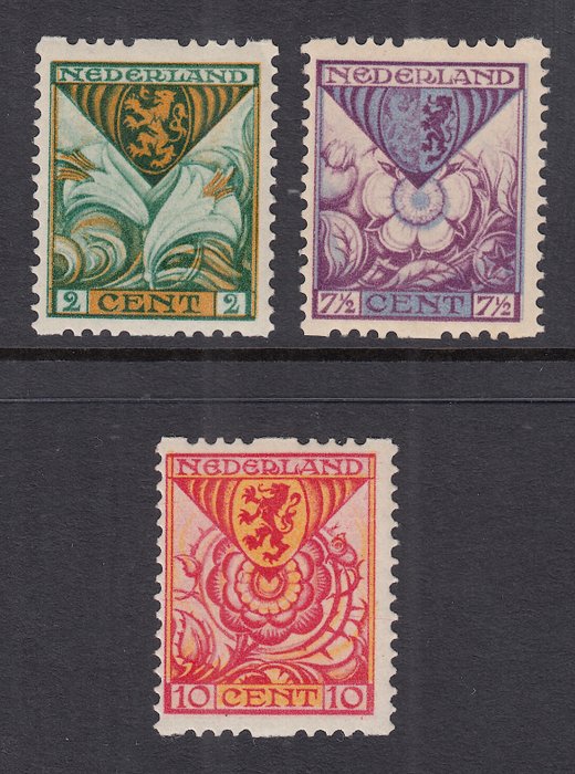 Holland 1925 - Børnerulleperforering - NVPH R71/R73