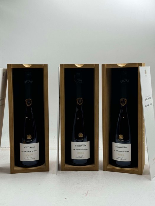 2015 Bollinger, La Grande Année - Champagne - 3 Flaske (0,75L)