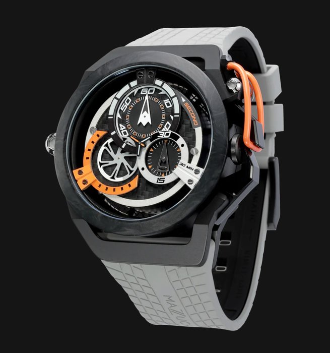 Mazzucato - Ingen mindstepris - F1-GYBLK - Mænd - Fælg Vendbar Monza Carbon Orange Limited Edition Splinterny