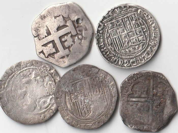 Verden, Spanien, Mexico. Collection of coins incl. restrikes  (Ingen mindstepris)