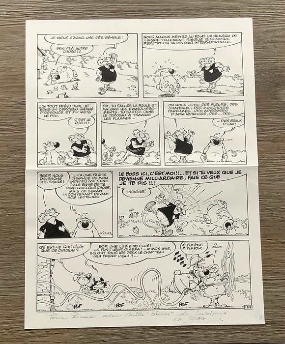 Dupa - 1 Original page - Cubitus - Planche 1107