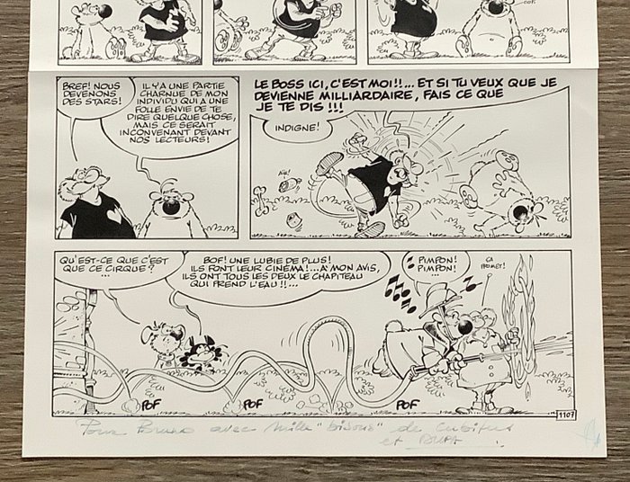 Dupa - 1 Original page - Cubitus - Planche 1107