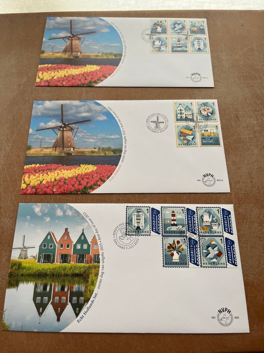 Holland 2023/2024 - 2x volumen FDC'er - NVPH E854A/882