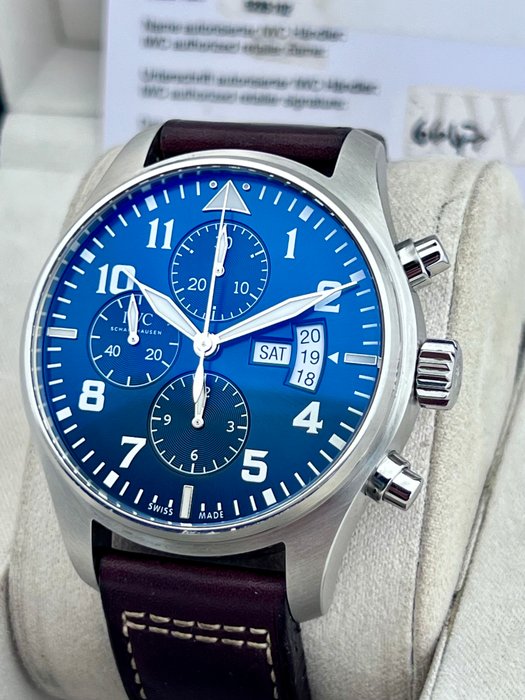 IWC - Pilot Le Petit Prince Edition Automatic Chronograph Blue - - IW377706 - Mænd - 2011-nu