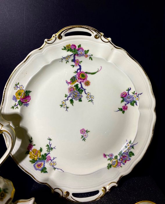 Bernardaud  Co. Limoges - Kaffe og te service - Bengali - Oiseaux de Paradis - Porcelæn