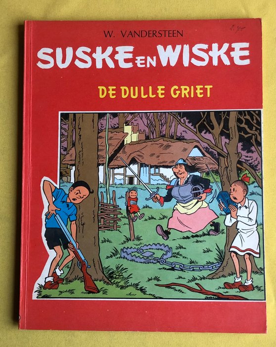 Suske en Wiske GV-66 - De dulle griet - Tweekleurenreeks Gelijkvormig - 1 Album - Første udgave - 1966