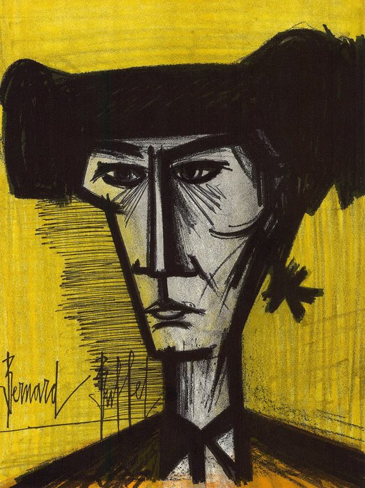 Bernard Buffet (1928-1999) - Le Torero au fond jaune