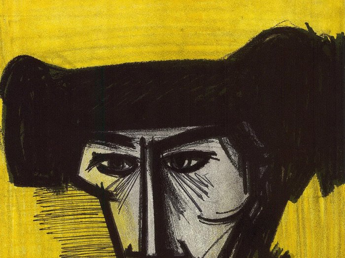 Bernard Buffet (1928-1999) - Le Torero au fond jaune