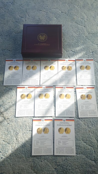 Tyskland. Gold medal 19 medals, (.999) Proof