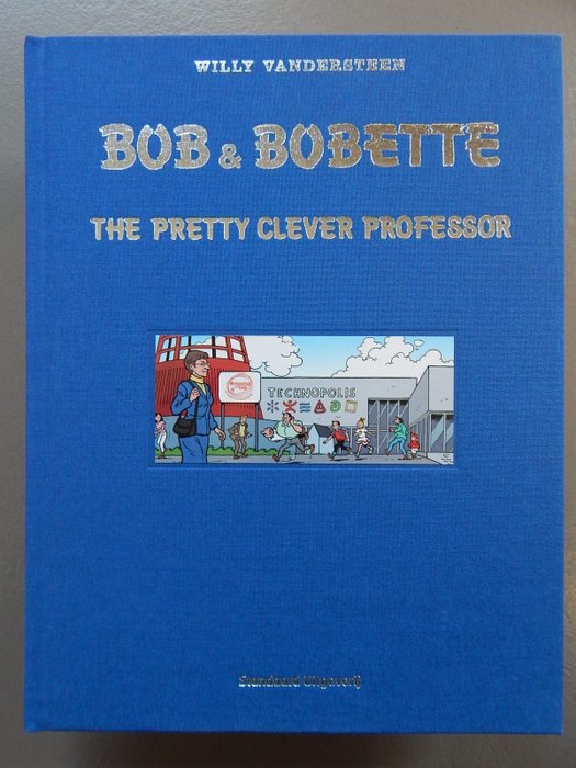 Bob  Bobette - The Pretty Clever Professor - luxe linnen hc - Technopolis uitgave - 1 x deluxe album - Første udgave - 2006