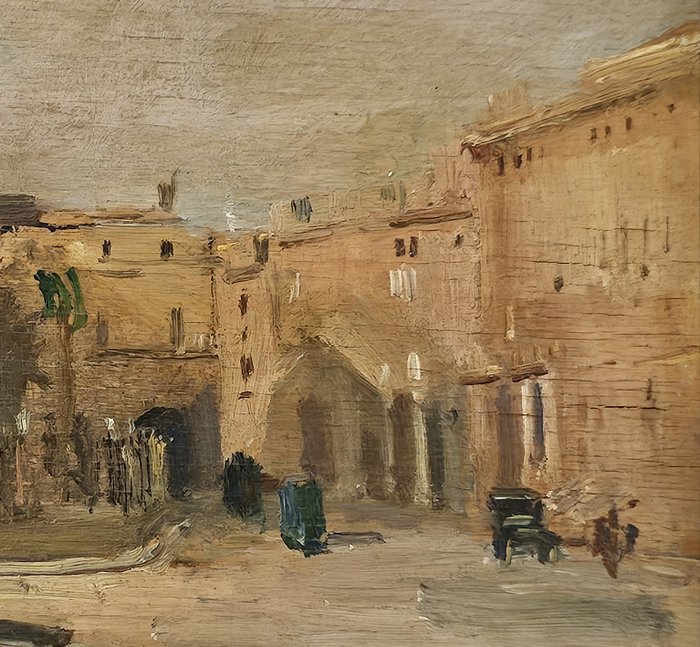 Mario Vittorio (1908-1975) - Scorcio di Napoli