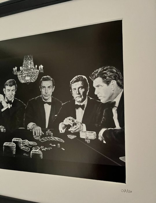 James Bond - Daniel Craig, Pierce Brosnan, Timothy Dalton, Sir Roger Moore, George Lazendby and Sir Sean Connery