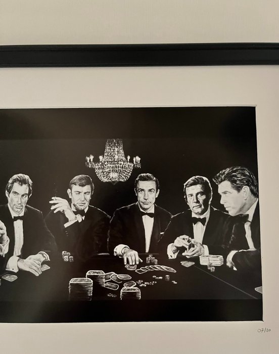 James Bond - Daniel Craig, Pierce Brosnan, Timothy Dalton, Sir Roger Moore, George Lazendby and Sir Sean Connery