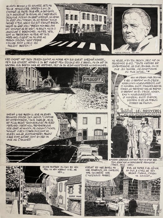 Auclair, Claude - 1 Original page - Bran Ruz - 1981