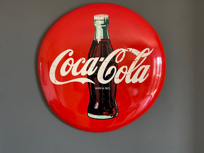 coca cola - Reklameplakat - Metal