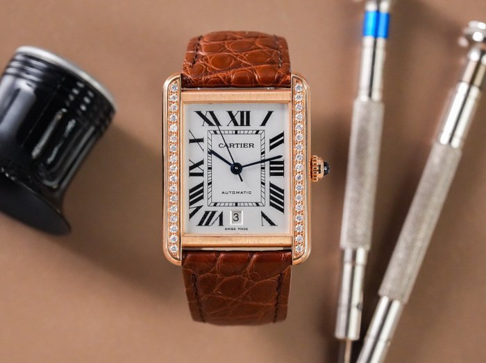 Cartier - Tank Solo Extra Large - W5200026 - Mænd - 2011-nu