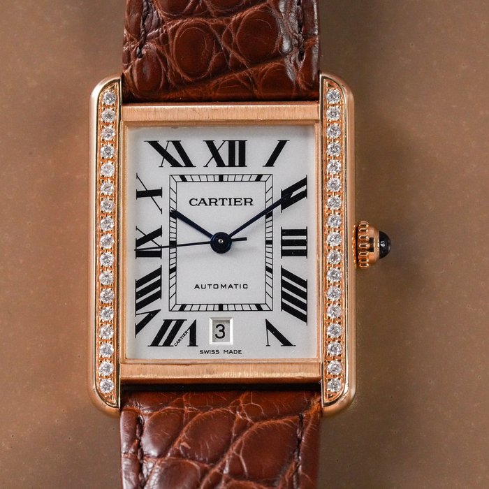 Cartier - Tank Solo Extra Large - W5200026 - Mænd - 2011-nu