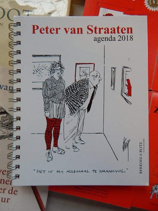 Peter van Straten - Zeurkalenders - lot met 11 uitgaven - oa Peter's Zeurkalenders + andere boekuitgaven - 11 Album - Flere udgaver