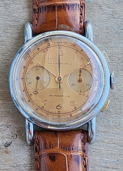 Montagne Watch - Jumbo Antimagnetique Chronograph - Ingen mindstepris - Mænd - 1960-1969