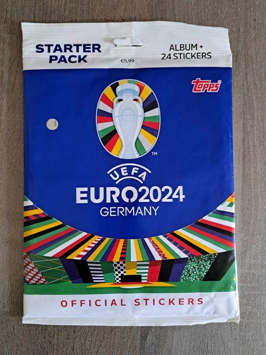 Variant Panini - TOPPS - Euro 2024 - Starterpack + Complete loose Sticker Set