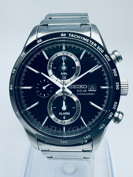 Seiko - Solar Chronograph - Ingen mindstepris - V172–0AP0 - Mænd - 2011-nu