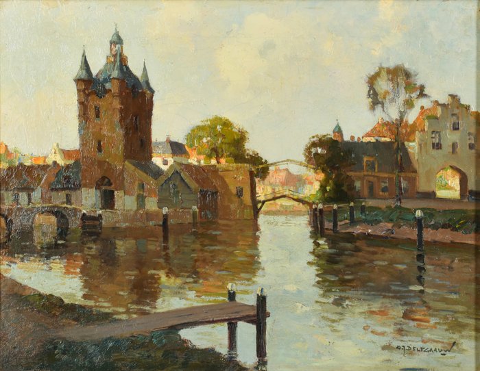 Gerard Delfgaauw (1882-1947) - Zuid- en Noordhavenpoort Zierikzee, Nederland