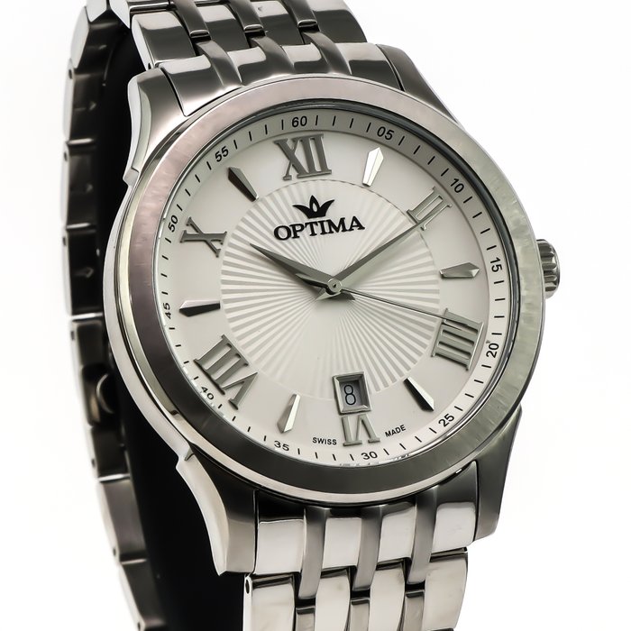 Optima - Swiss Made Watch - OSM366-SS-1 - Ingen mindstepris - Mænd - 2011-nu