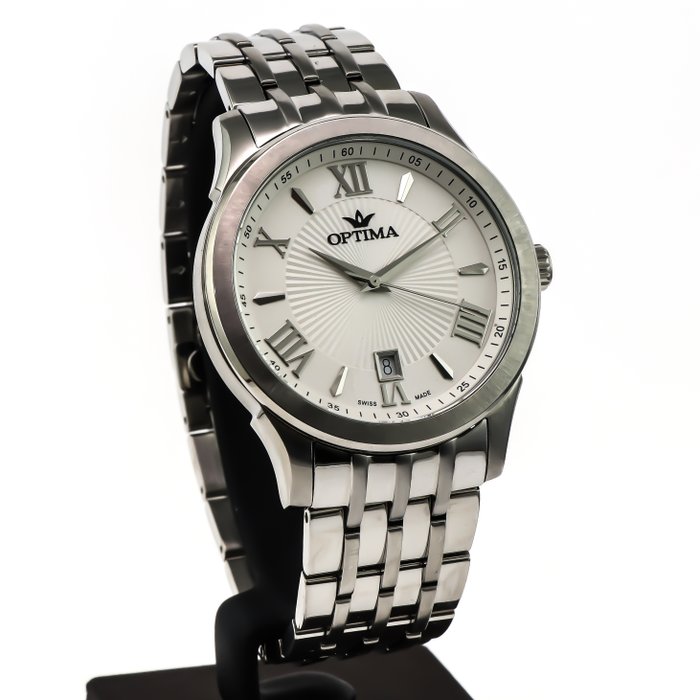 Optima - Swiss Made Watch - OSM366-SS-1 - Ingen mindstepris - Mænd - 2011-nu