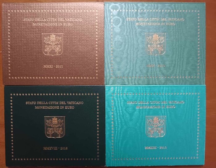 Vatikanstaten Year Set (FDC) 2010/2018 (4 sets)