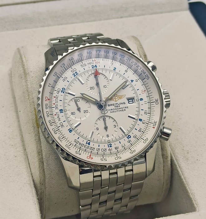 Breitling - Navitimer Chronograph GMT 46 - A24322 - Mænd - 2010-2020