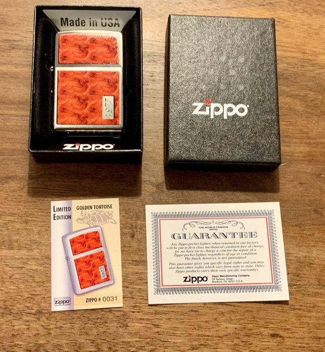 Zippo - GOLDEN TORTOISE - Lighter - Stål (rustfrit)